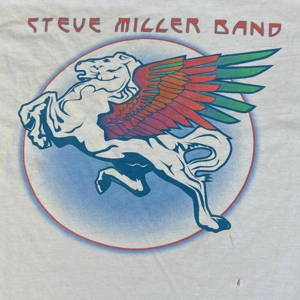 Vintage Steve Miller Band T-Shirt Jerzees Men's Medium - Picture 7 of 8